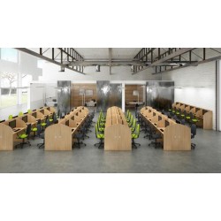 sillas y mesas call center